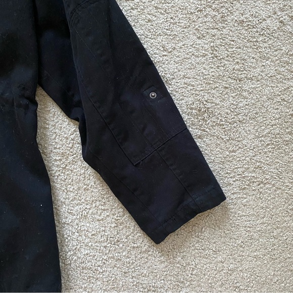 Molly & Isadora ~ Black Fullzip Jacket ~ Lined ~ Snap Pockets ~ Casual ~ Size 1X - Picture 6 of 8